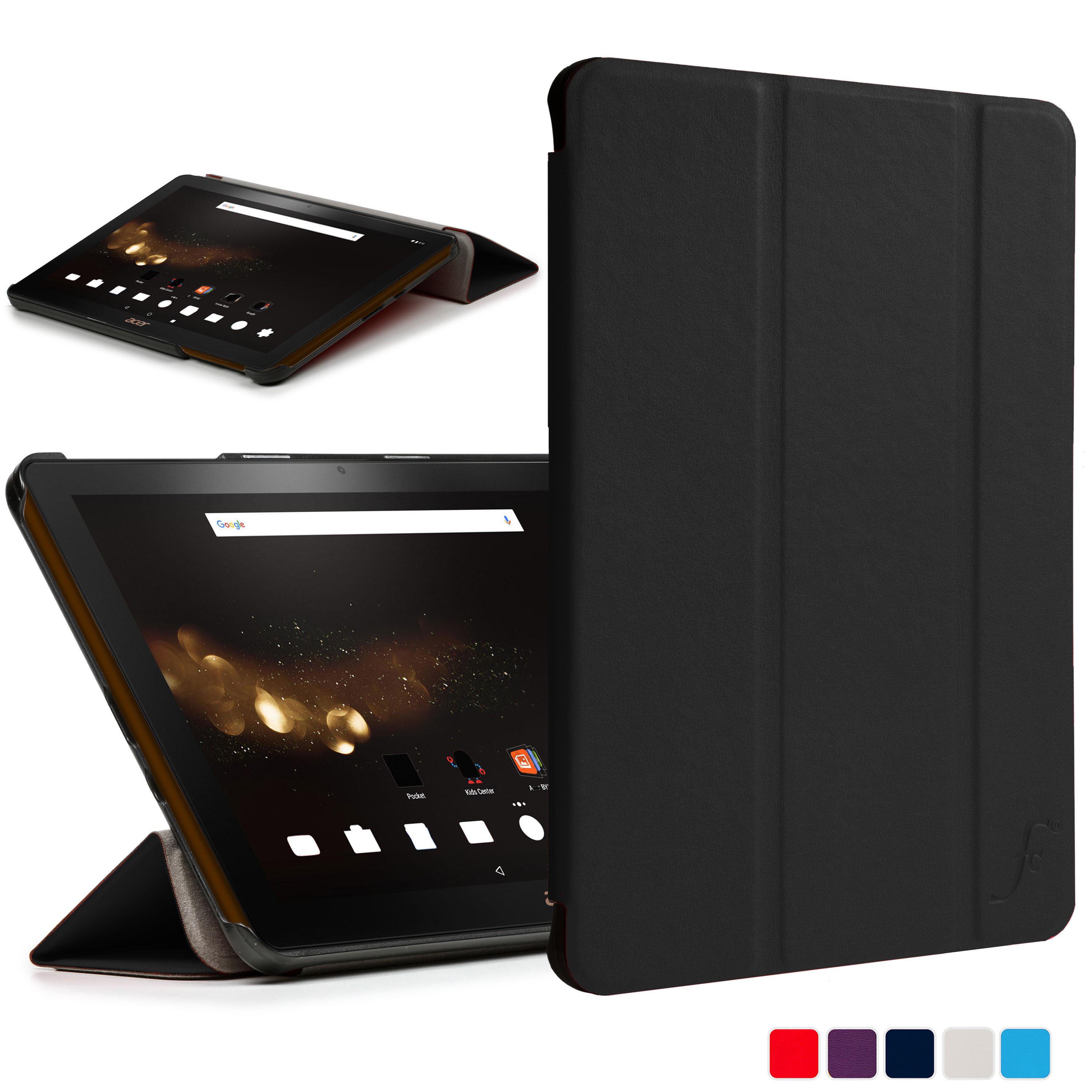 Forefront Cases® Folding Smart Case Cover Stand for Acer Iconia Tab 10